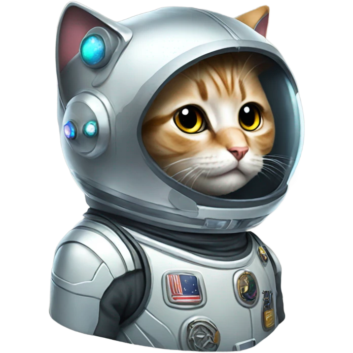 cat in a spacesuit emoji