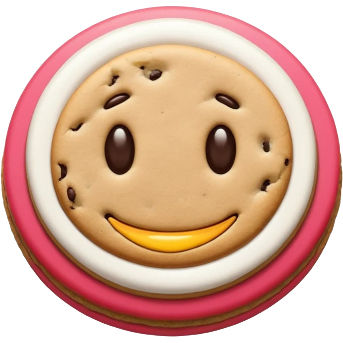 Shadow milk cookie emoji