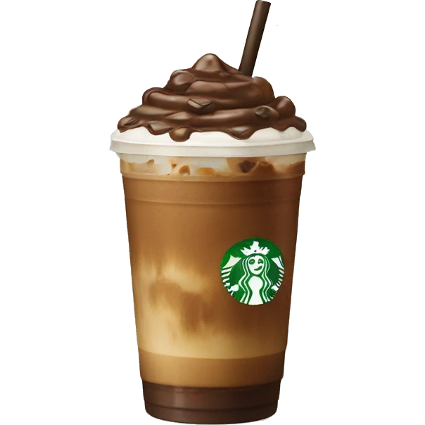 Starbucks iced coffee emoji