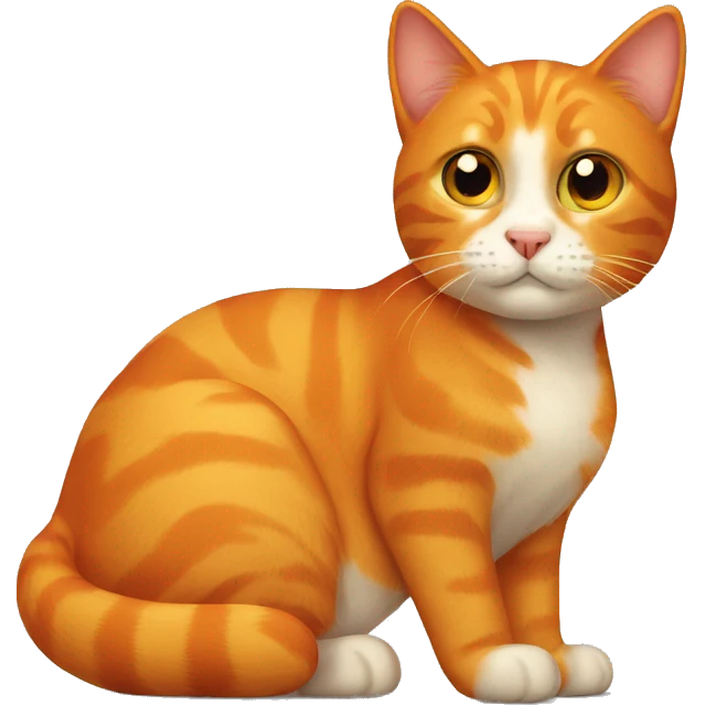 Orange cat emoji