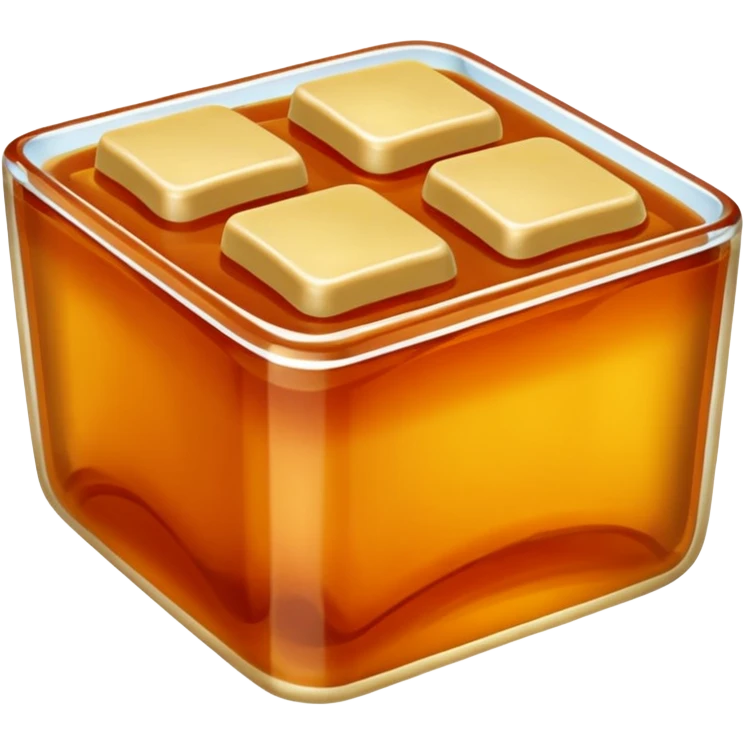 Bean Paste square jelly emoji