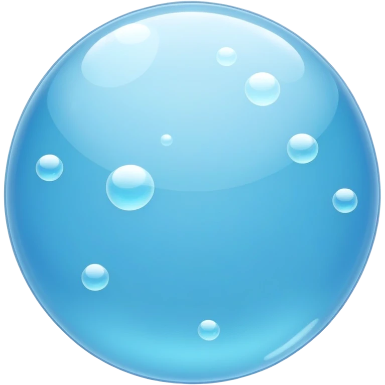 Light blue bubbles emoji