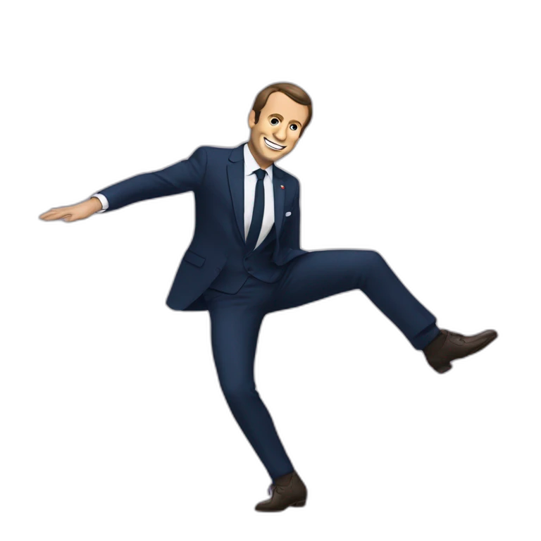 Macron qui danse la makarena  emoji