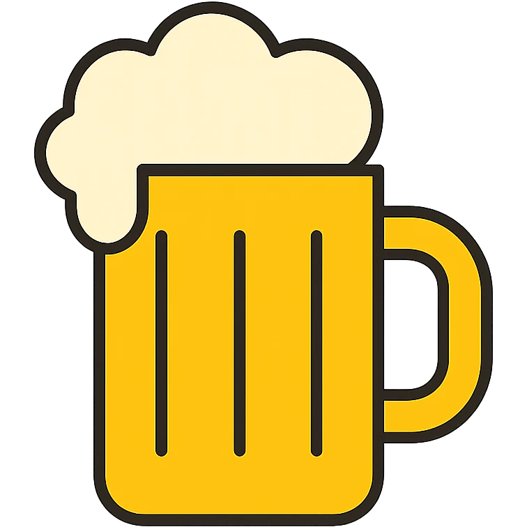 beer color outline emoji