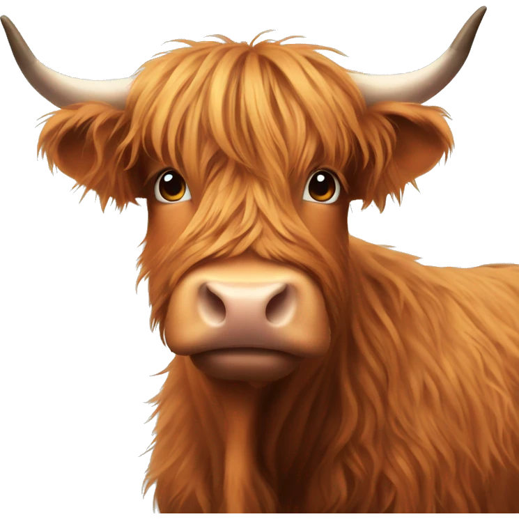 highland cow emoji