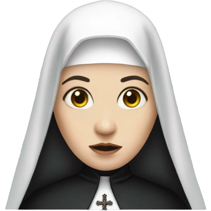 The nun, gothic emoji