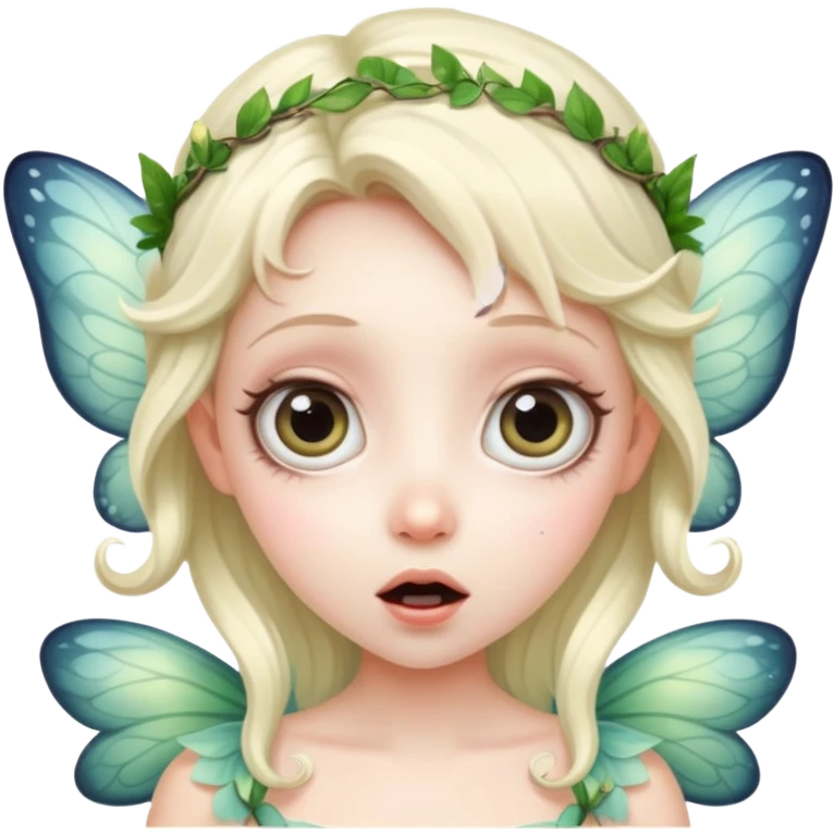 surprised fairy emoji