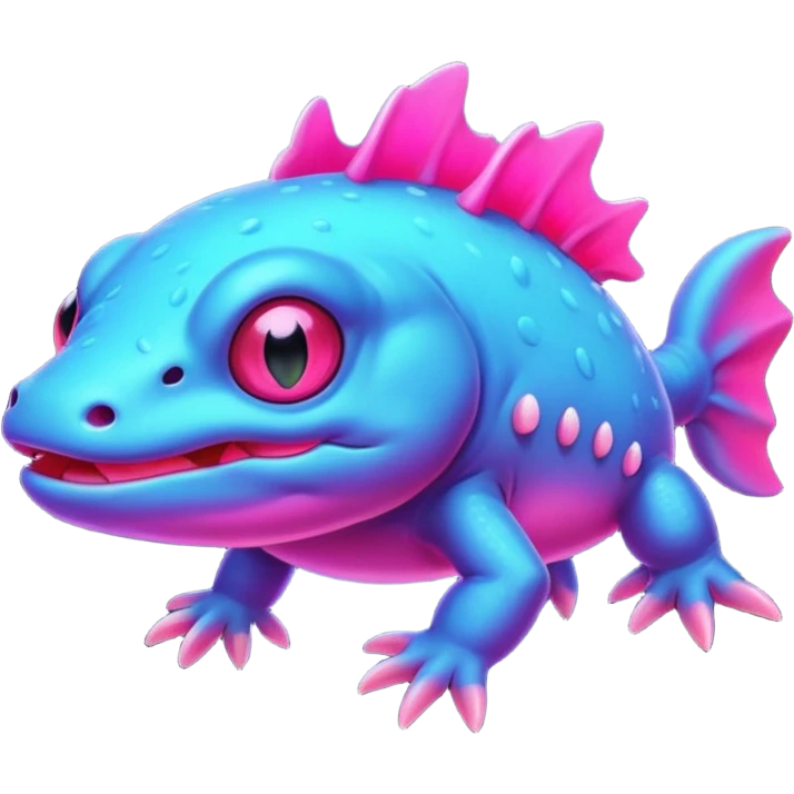 Axolotl gaming emoji
