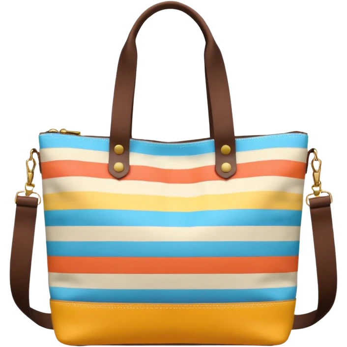 striped bag  emoji