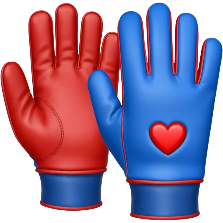 number onde glove hand  nfl blue (#00A3E0) and red (#F9423A) emoji