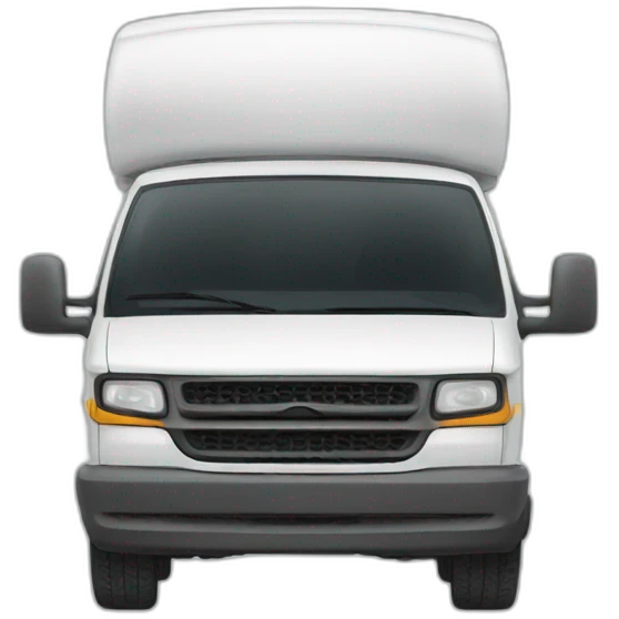 van with emissions emoji