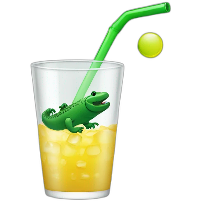 Drinking and using lacoste emoji
