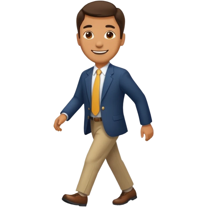 señor mayor camina emoji