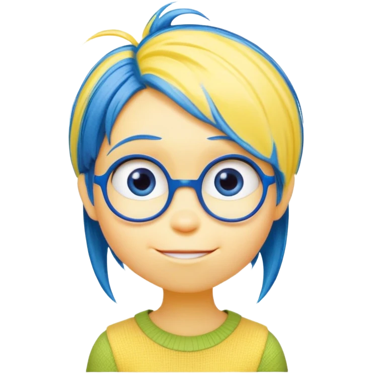 Joy character from Inside Out movie emoji
