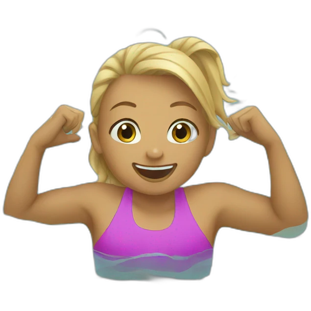 Swim lessons emoji