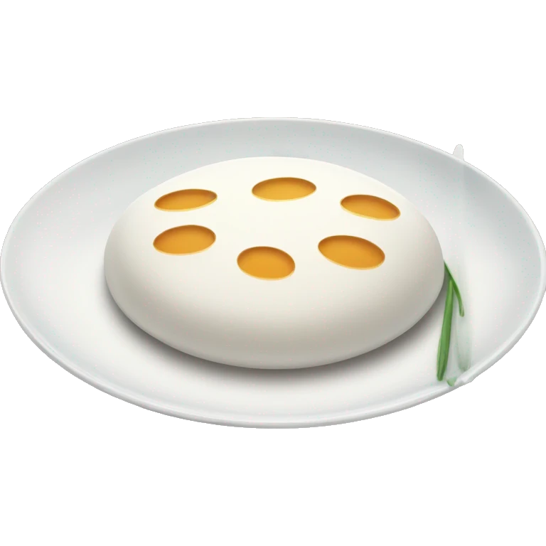 Idly in a plate emoji