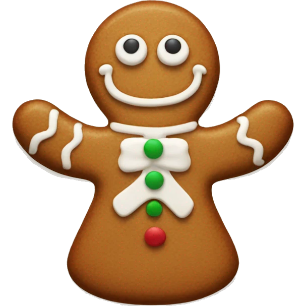 Gingerbread man  emoji