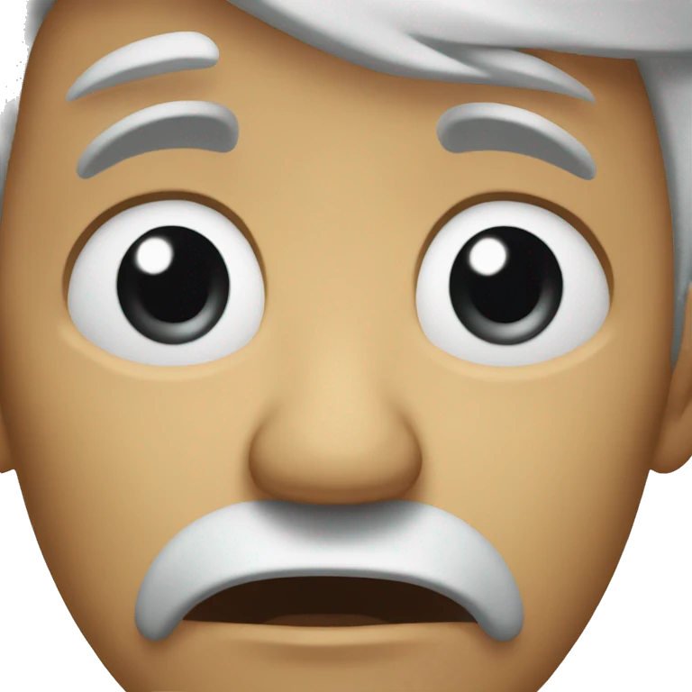old man cry emoji