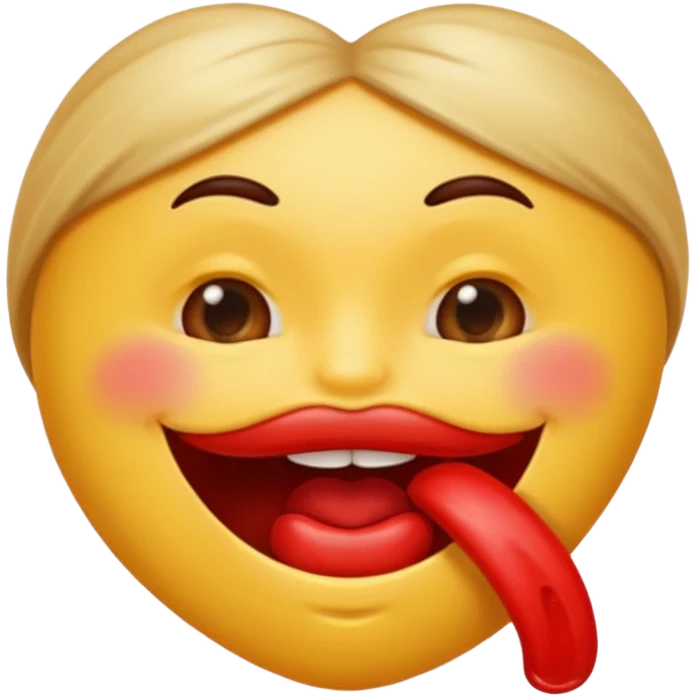 Un emoji qui suce emoji