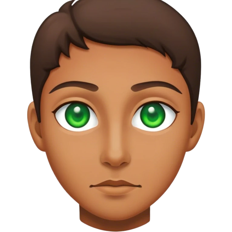 Green eye emoji