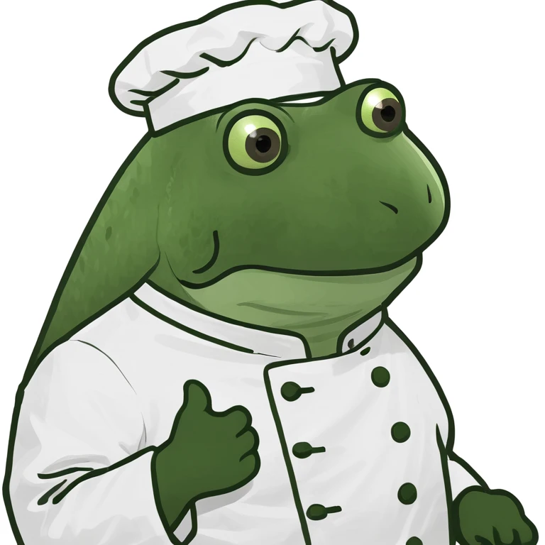 bufo in a chef coat emoji