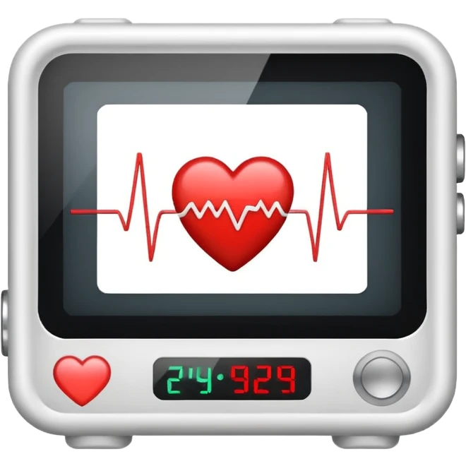 Heart monitor  emoji