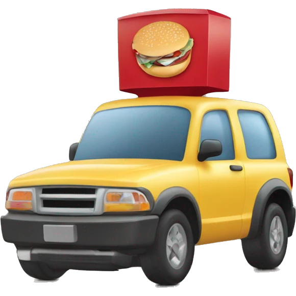 A WENDY'S  RESTAURANT DRIVE THRU SPEAKERBOX emoji