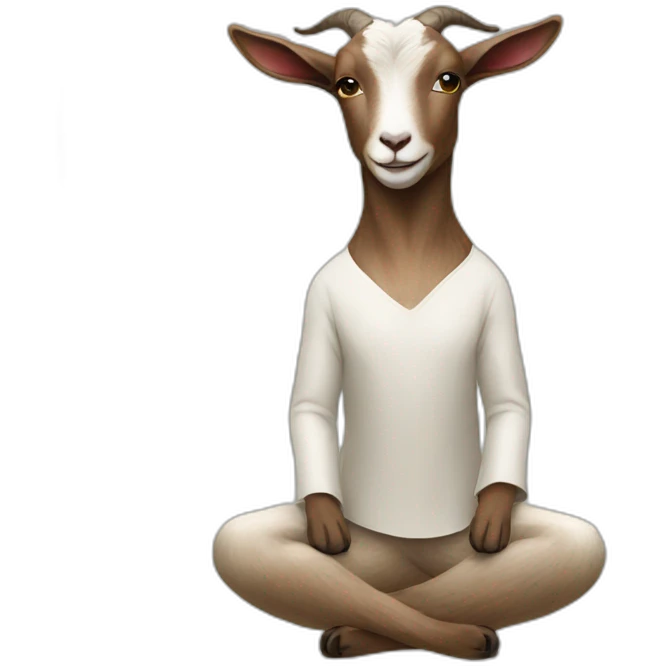 goat yoga emoji