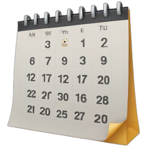 calendar emoji