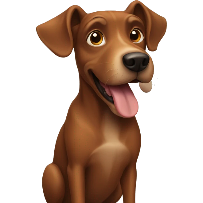 Brown Dog  emoji