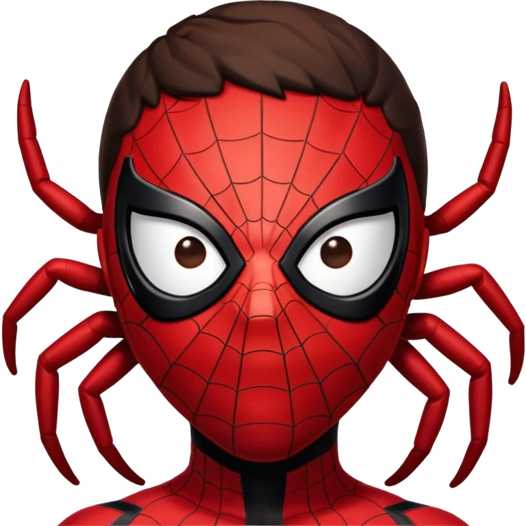 miles morales with spiderman mask emoji