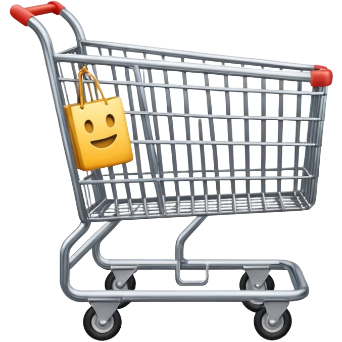 shopping cart emoji
