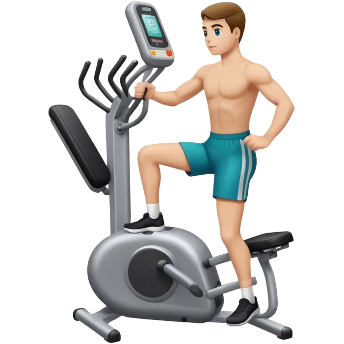 how to use abductor-machine gym emoji