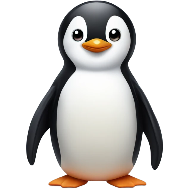 A cute penguin emoji