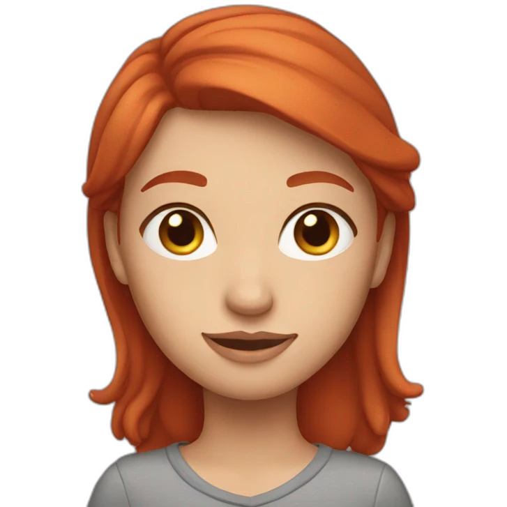 redhead emoji