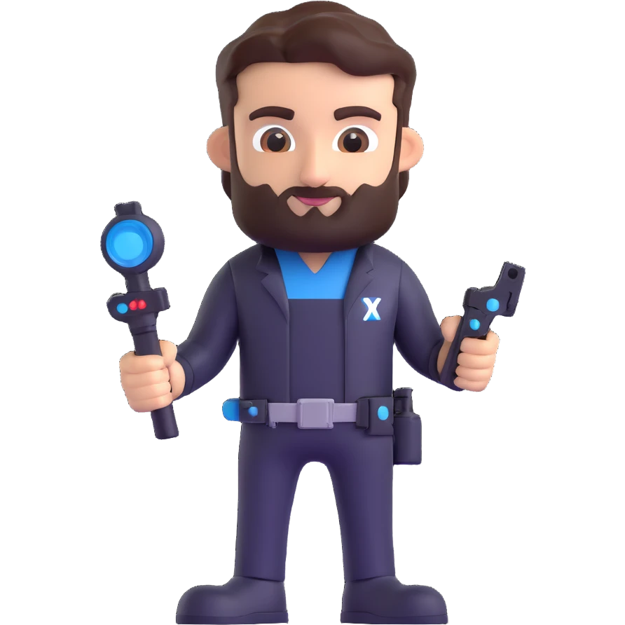 fun cool product owner named Peleg with gaming elements and the name 'Better' visible, Israeli flair confident creative emoji