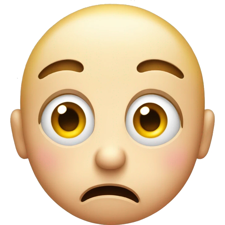 shocked face with blushing  emoji
