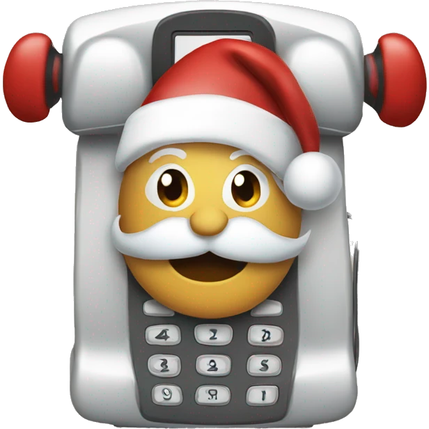 Christmas phone  emoji