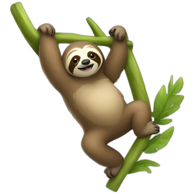 SLOTH CLIMBING emoji