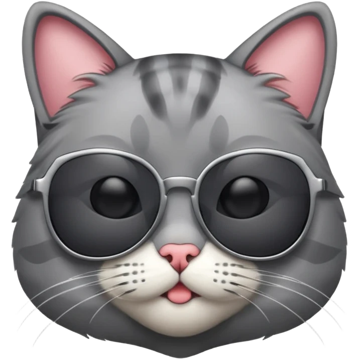 Cat wearing sunglasses emoji
