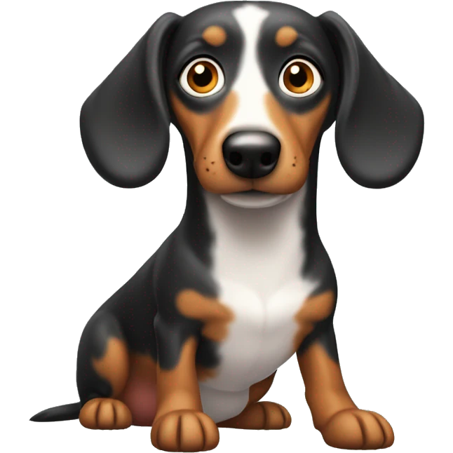 Dapple Weenie dog emoji