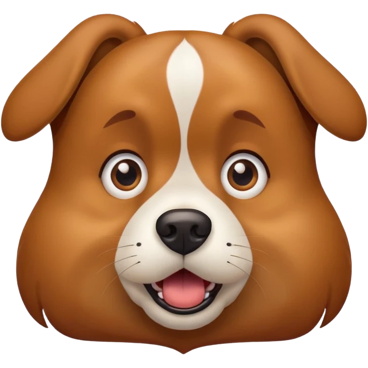 Perro con cara de sorpresa emoji