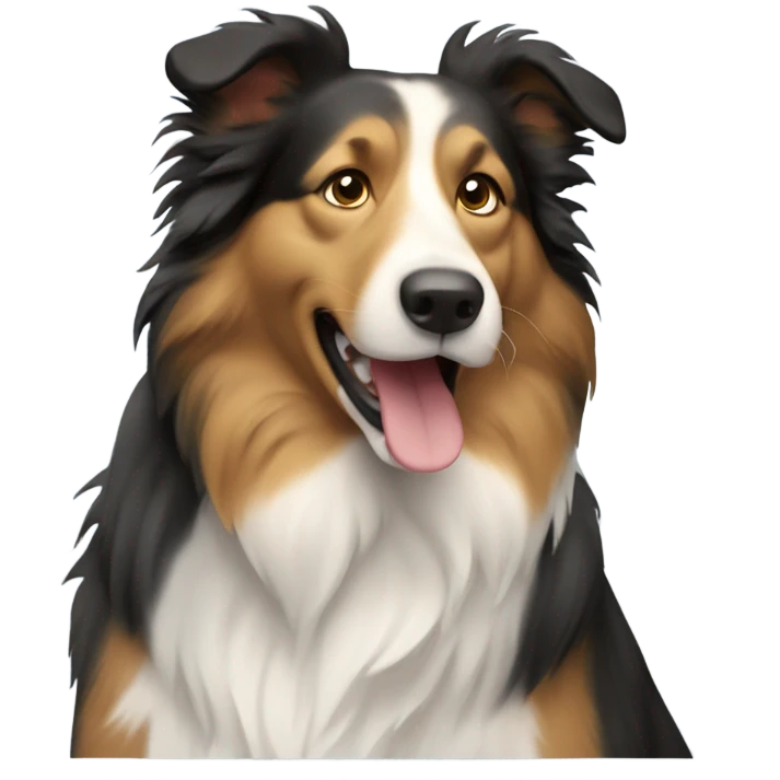 Collie dog emoji