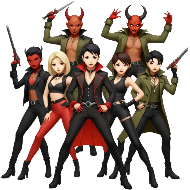 K-pop demon hunters emoji