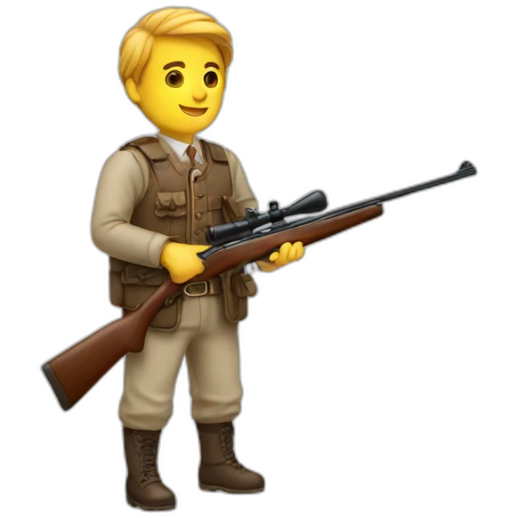english shooting emoji