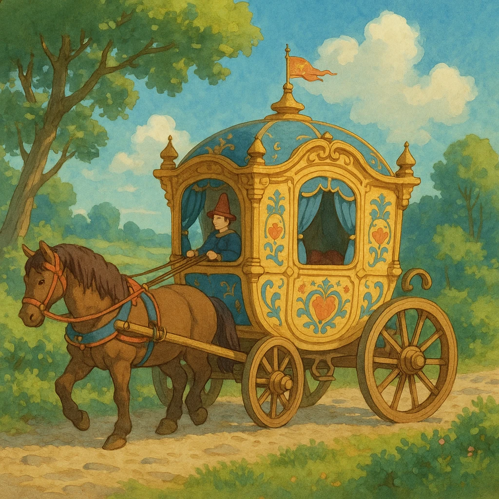 fairy tale medieval carriage emoji