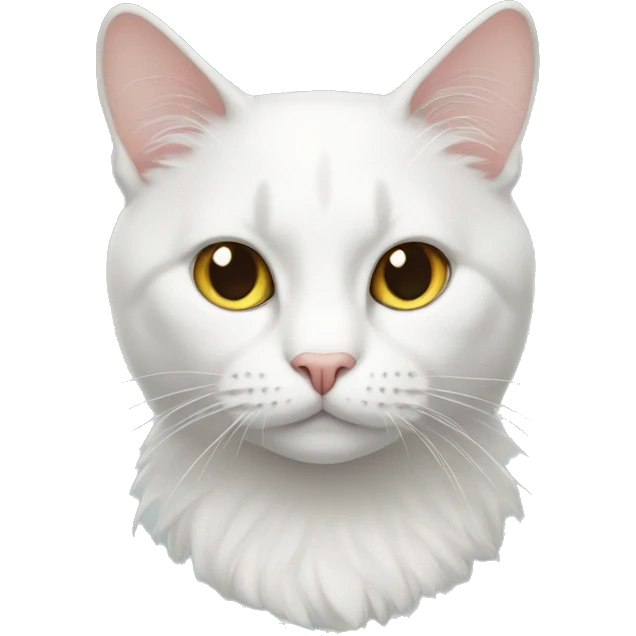 cat white  emoji