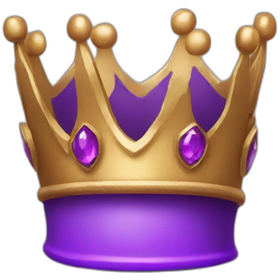 purple CROWN  emoji