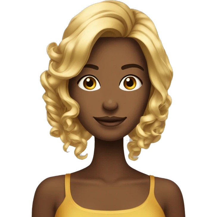 Mulher com produto de cabelo na mão que é a progressiva fashin gold emoji