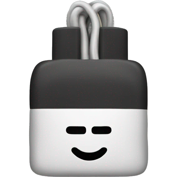 plug with a ponytail emoji